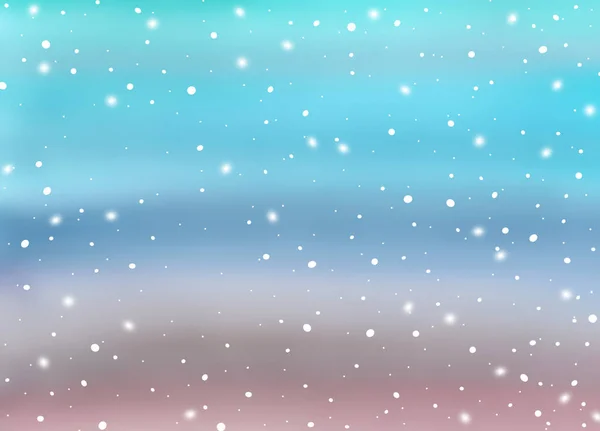 Acquerello Inverno nevoso Colori sfocati Sfondo. Linee orizzontali variopinte multicolori — Foto Stock