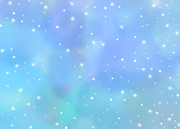 水彩斑斓的色彩背景.冬雪的天空和云彩 — 图库照片
