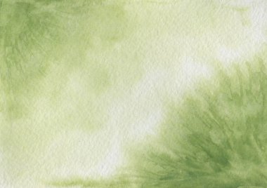 Suluboya Provence Arkaplanı. Yeşil Arkaplan
