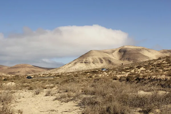 카나리아 제도의 반사막 스페인의 푸에르테벤투라 — 스톡 사진