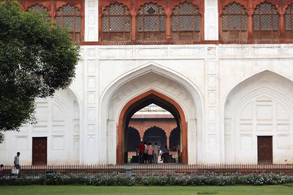 Arc Dans Fort Rouge New Delhi Inde — Photo