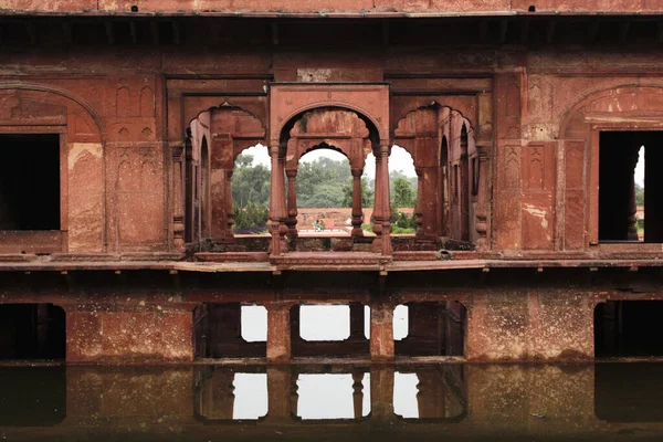 Kırmızı kaledeki Pavilion. Yeni Delhi, Hindistan