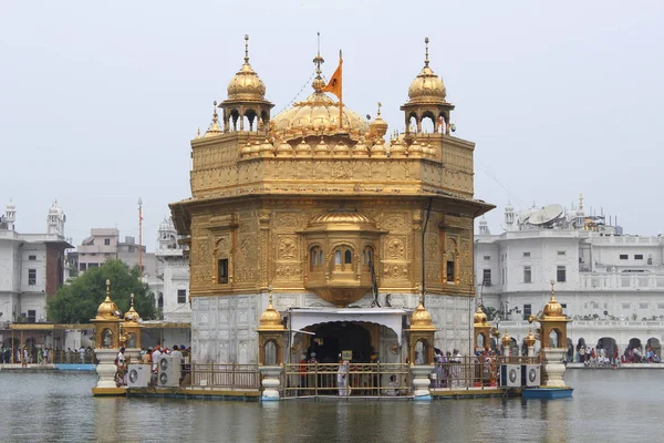 Harmandir Sahib Χρυσό Ναό Αμρίτσαρ Ινδία — Φωτογραφία Αρχείου