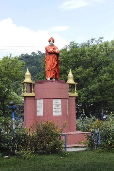 Statua Swami Vivekananda Nel Parco Swami Vivekanand Haridwar India — Foto Stock