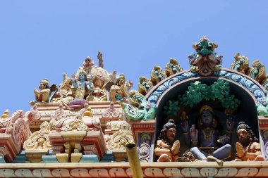 Hindu Tapınağı Hanuman Mandir. Rishikesh, Hindistan 