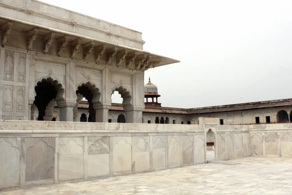 Khas Mahal Forte Vermelho Agra Índia — Fotografia de Stock