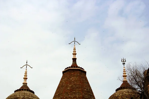 Domes Punchgadi Hanuman Temple Mathura Índia — Fotografia de Stock