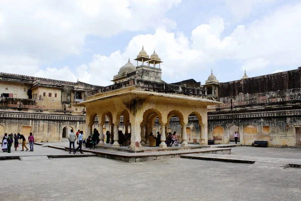 Zanani Deorhi Baradari Pavilon Man Singh Palace Square Amber Fort — Stock fotografie