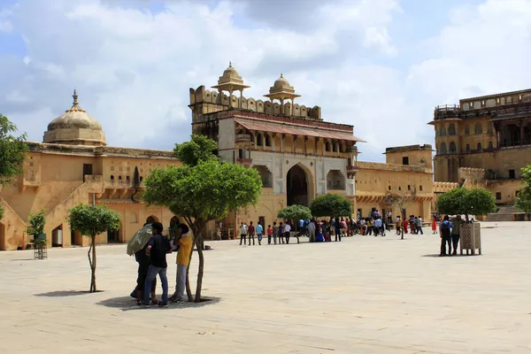 Suraj Pol Porte Soleil Dans Fort Ambre Jaipur Inde — Photo