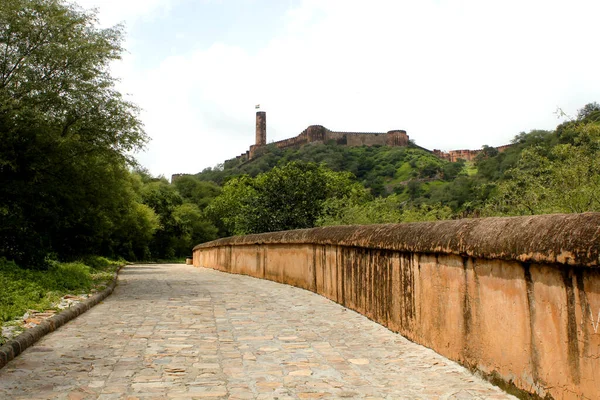 Jaigarh Kalesine giden yol, Jaipur, Hindistan
