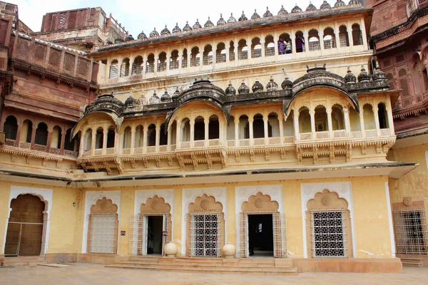 Der Hof Des Mehrangarh Forts Jodhpur Indien — Stockfoto