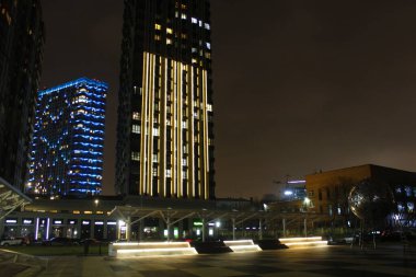 Başkentin yerleşik kompleks kalbi. Moskova, Rusya