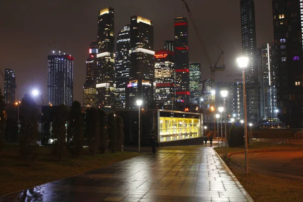 Zicht Het International Business Center Moskou Stad Moskou Rusland — Stockfoto