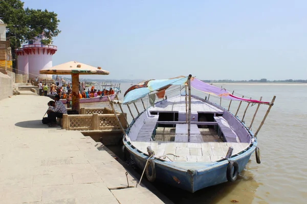 View Lalita Ghat Varanasi India — Φωτογραφία Αρχείου