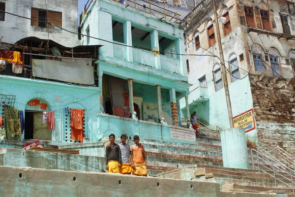 View Lal Ghat Varanasi India — 图库照片