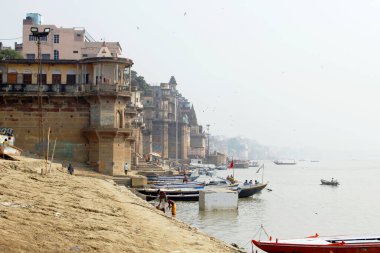 View of Chausatti Gat. Varanasi, India 