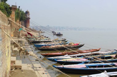 View of Banaras Ghat. Varanasi, India 
