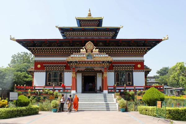 Det Kungliga Bhutanklostret Bodh Gaya Indien — Stockfoto