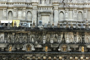 Mahabodhi Tapınağı. Hindistan, Bodh Gaya 'daki Budist tapınağı.