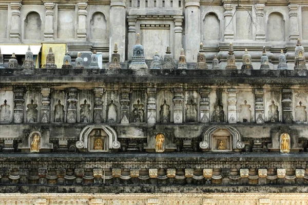 Ναός Μαχαμπόντι Βουδιστικός Ναός Στο Bodh Gaya Ινδία — Φωτογραφία Αρχείου