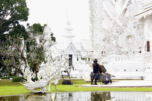 Beyaz Tapınak (Wat Rong Khun). Chiang Rai, Tayland 