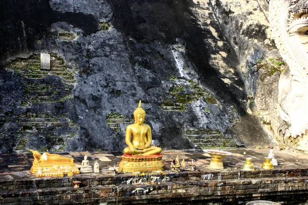 Figuras Buda Templo Chiang Mai Tailândia — Fotografia de Stock