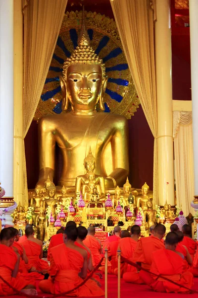 Buddhistische Mönche Tempel Chiang Mai Thailand — Stockfoto