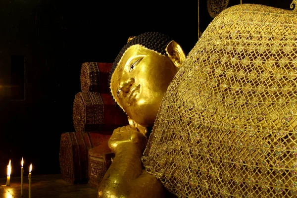 Descansar Buda Chiang Mai Tailândia — Fotografia de Stock