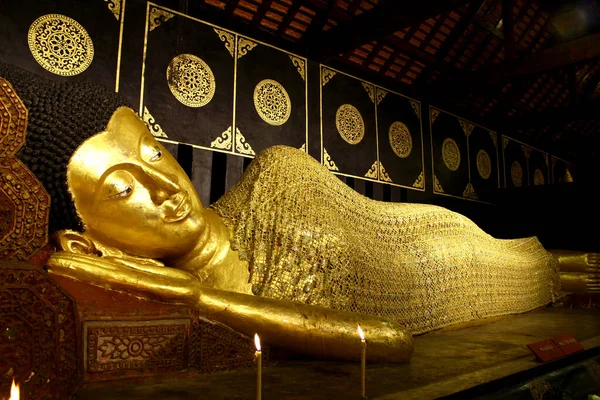Ruhender Buddha Chiang Mai Thailand — Stockfoto