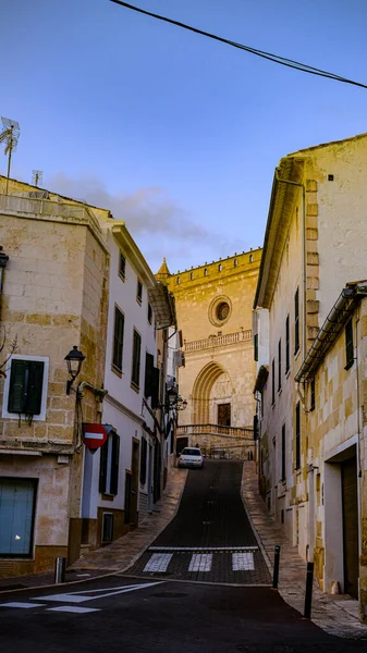 Blick Auf Das Dorf Alaior Menorca Balearen Spanien — Stockfoto