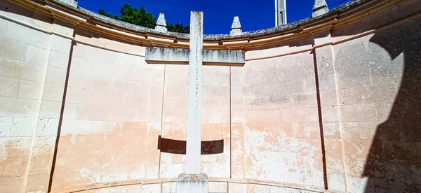 Θέα Και Αναλαμπές Του Νεκροταφείου Του Χωριού Alaior Menorca Βαλεαρίδες — Φωτογραφία Αρχείου
