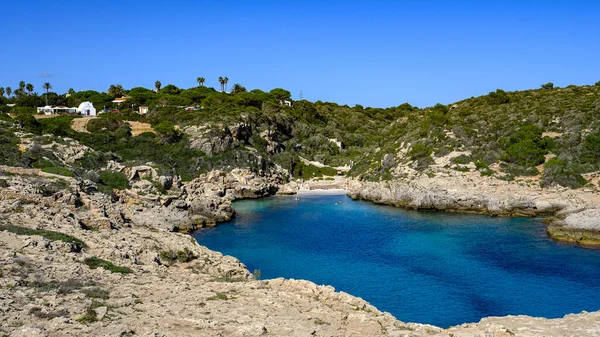 Beach Binibequer Vell Menorca Balearic Islands Spain — Stock Photo, Image