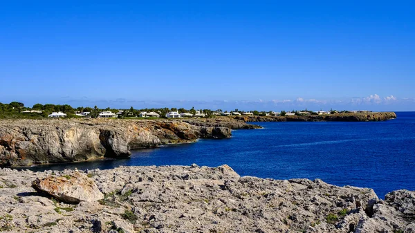 Vista Del Pueblo Binibequer Vell Menorca Islas Baleares España — Foto de Stock