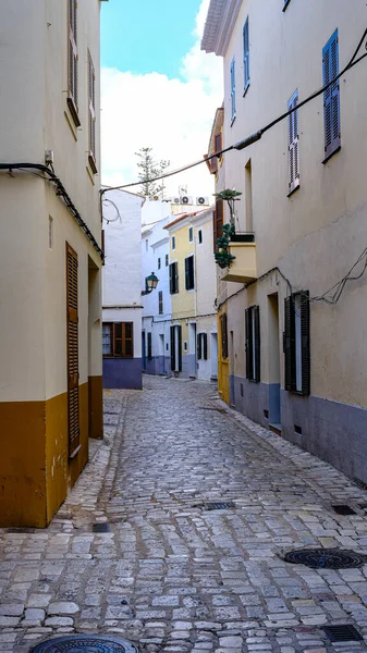 Sikátor Ciutadella Menorca Baleár Szigetek Spanyolország — Stock Fotó