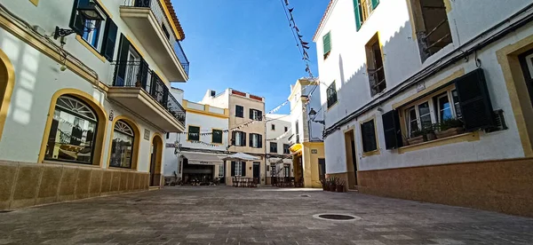 Vista Del Pueblo Migjorn Gran Menorca Islas Baleares España Con —  Fotos de Stock