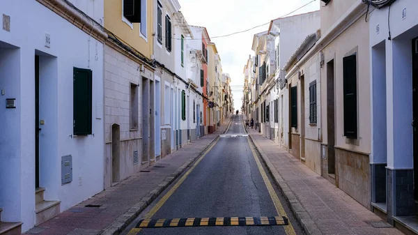 Vista Del Centro Histórico Mahn Menorca Islas Baleares España —  Fotos de Stock