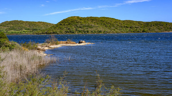 Parc Natural de s 'Albufera des Grau, Менхенгладбах, Испания. view of the lagoon