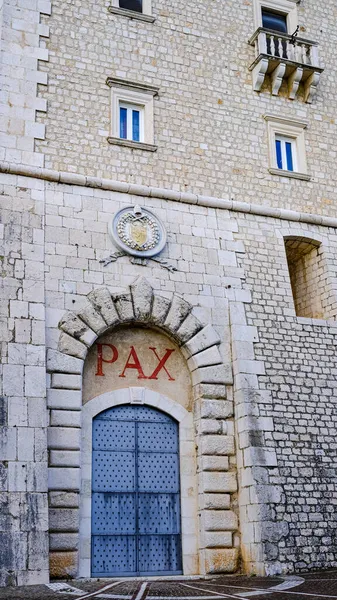 Montecassino Manastırı Cassino Latium Talya — Stok fotoğraf