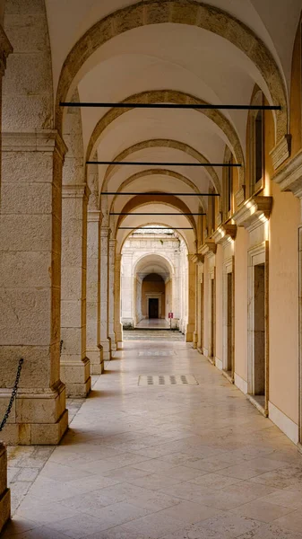 Vista Abadía Montecassino Cassino Lacio Italia —  Fotos de Stock