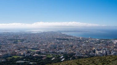 View of Trapani from above. Sicily Italy.