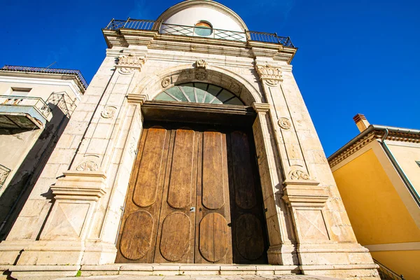 Gesualdo Avellino Campania Italy Details Bastistery Door — стокове фото