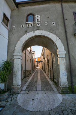 Taurasi, Avellino, İtalya: tarihi merkez manzarası.