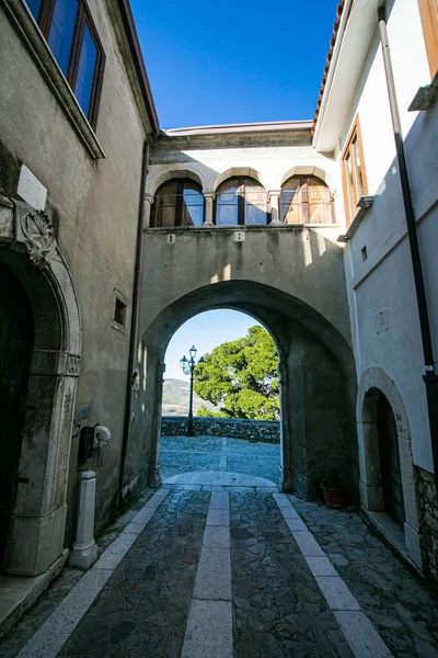 Taurasi Avellino Italy View Historic Center — Stock Photo, Image