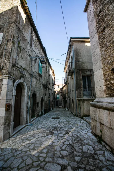 Taurasi Avellino Italien Över Den Historiska Stadskärnan — Stockfoto
