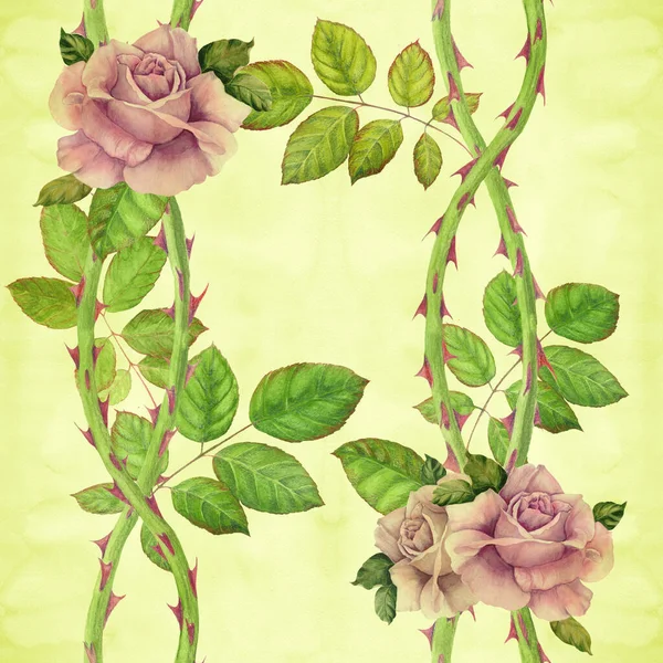 Розы Абстрактные Обои Цветочными Мотивами Бесшовный Шаблон Обои Использовать Печатные — стоковое фото