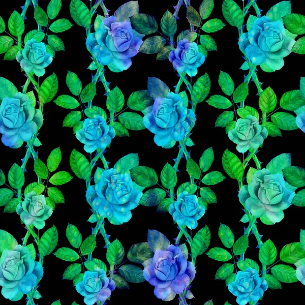 Rosas Fondo Pantalla Abstracto Con Motivos Florales Patrón Sin Costuras —  Fotos de Stock