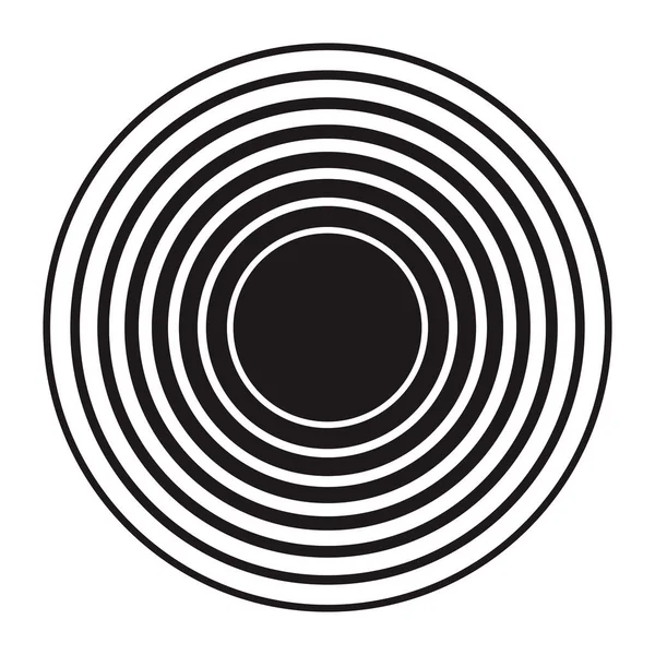 Icône Onde Sonore Élément Conception Pour Logo Étiquette Signe Insigne — Image vectorielle