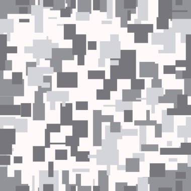 Dijital kamuflaj deseni. Poster, kıyafet dekorasyonu, kart, pankart için tasarım elemanı. Vektör illüstrasyonu