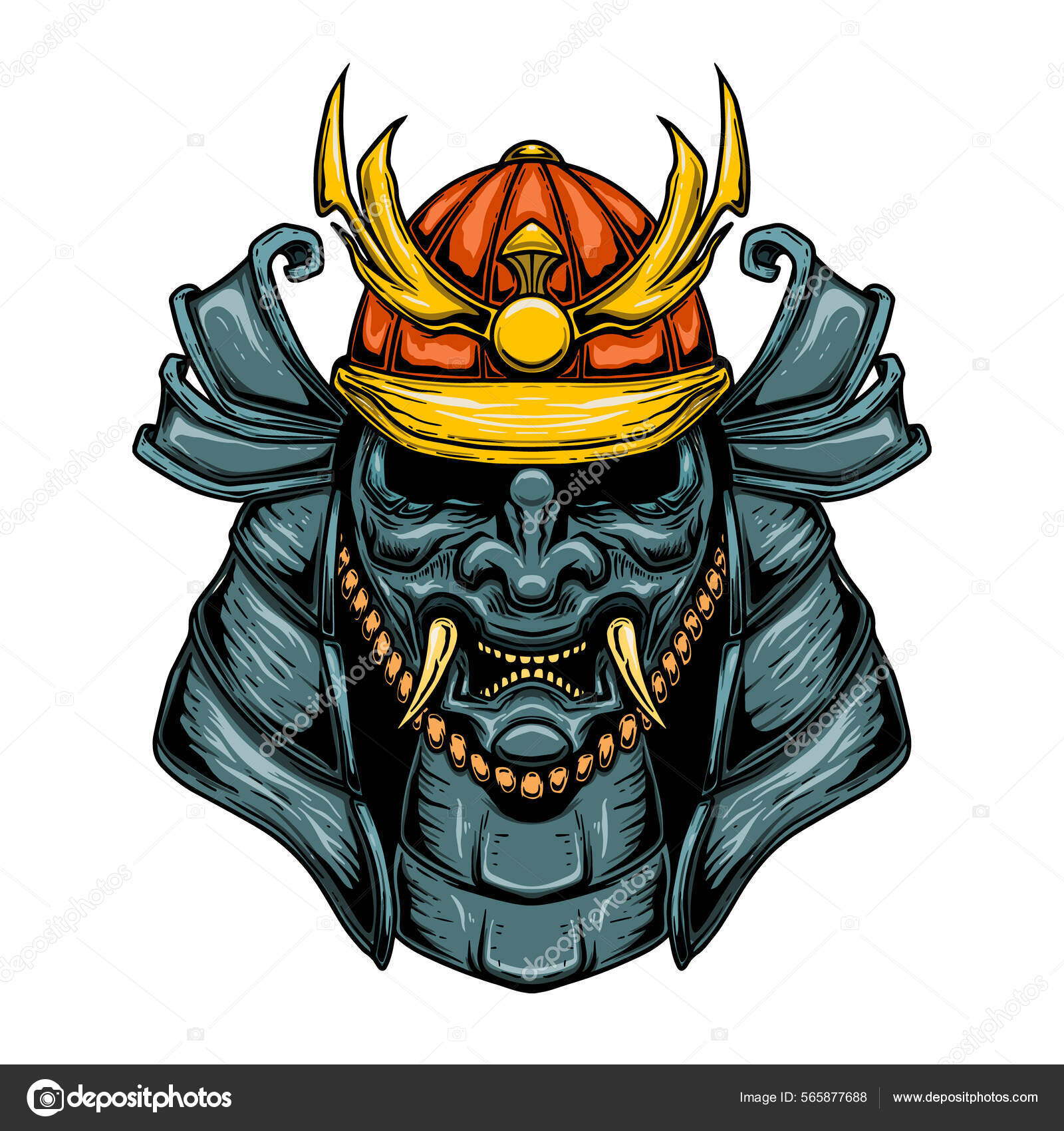 Topi samurai jepang images vectorielles, Topi samurai jepang vecteurs  libres de droits | DepositPhotos, image size:1600x1700