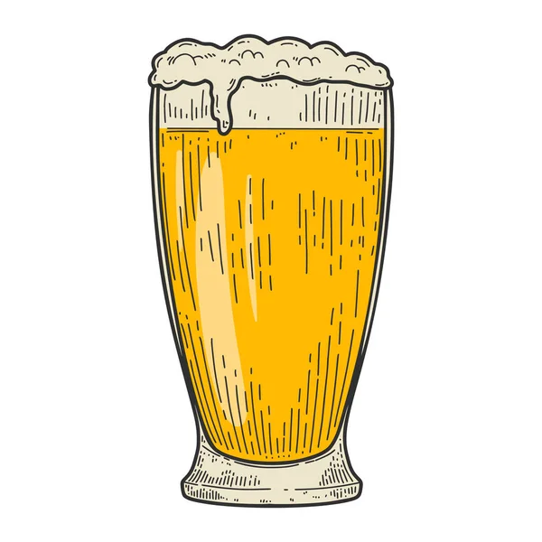 Bira fincanının kabartma tarzında eski bir tasviri. Logo, etiket, amblem ve imza için tasarım ögesi. Vektör illüstrasyonu